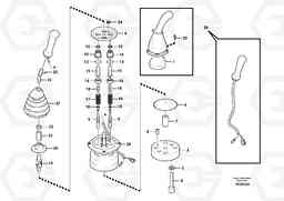 63476 Servo system, remote control valve ECR145C, Volvo Construction Equipment