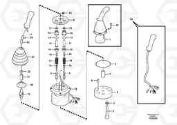 63477 Servo system, remote control valve ECR145C, Volvo Construction Equipment
