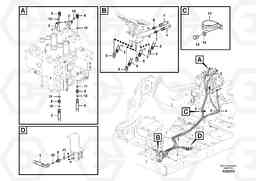 42471 Servo system, control valve to remote control valve pedal EC700C, Volvo Construction Equipment