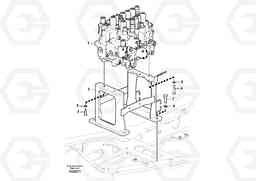 18087 Control valve with fitting parts. EC140C, Volvo Construction Equipment