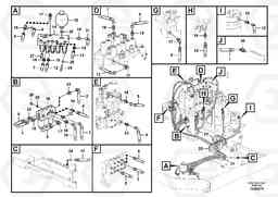98614 Servo system, control valve to solenoid valve EC140C, Volvo Construction Equipment