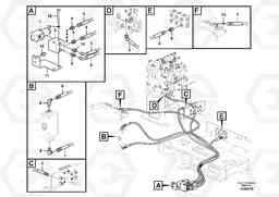 62948 Servo system, control valve to solenoid valve EC140C, Volvo Construction Equipment