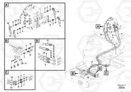 14959 Servo system, control valve to remote control valve pedal EC240C, Volvo Construction Equipment