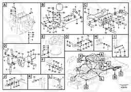 77631 Servo system, control valve to solenoid valve EC700C, Volvo Construction Equipment