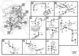 83029 Servo system, pump piping and filter mount. EC210C, Volvo Construction Equipment