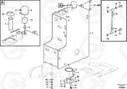 53940 Fuel tank with fitting parts ECR305C, Volvo Construction Equipment