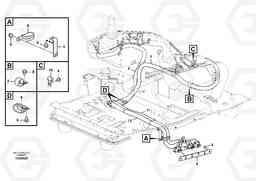 87345 Cable and wire harness, instrument panel ECR235C, Volvo Construction Equipment