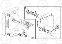 63718 Charge air cooler, plumbing EC700BHR HIGH REACH DEMOLITION, Volvo Construction Equipment