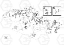93124 Cable and wire harness, instrument panel EC330C, Volvo Construction Equipment
