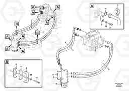 26663 Turning joint line, control valve to turning joint EC700BHR HIGH REACH DEMOLITION, Volvo Construction Equipment
