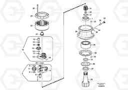 63991 Swing gearbox ECR235C, Volvo Construction Equipment