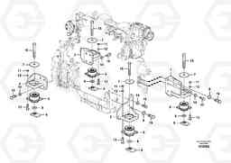 52441 Engine mounting EC140C, Volvo Construction Equipment