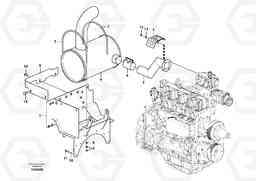 55095 Exhaust system EC140C, Volvo Construction Equipment