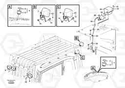 91009 Work lights, extra EC140C, Volvo Construction Equipment