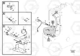 19370 Fuel filling pump with assembling details ECR235C, Volvo Construction Equipment