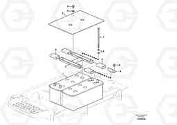 55989 Battery with assembling details EC160C, Volvo Construction Equipment