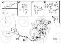 18875 Fuel pipe - Fuel tank ECR88 S/N 14011-, Volvo Construction Equipment