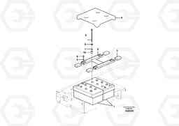 37916 Battery with assembling details EC240C, Volvo Construction Equipment