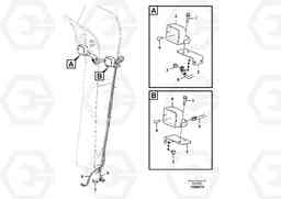 75789 Working lamp on boom EC55C S/N 110001- / 120001-, Volvo Construction Equipment