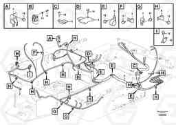 51370 Cable and wire harness, main EC60C, Volvo Construction Equipment