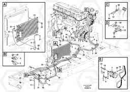 94382 Air conditioning line, cooling and heater EC460C, Volvo Construction Equipment