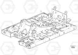 62370 Upper frame EC360C, Volvo Construction Equipment
