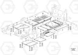1027 Hatches under engine, hydr.pumps, cooler, m.valve and fuel tank. EC360C, Volvo Construction Equipment