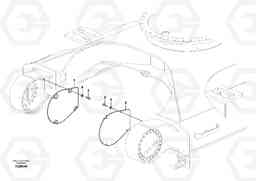 23519 Protective plate for travel motor FC2924C, Volvo Construction Equipment