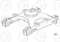 19655 Undercarriage frame FC2924C, Volvo Construction Equipment