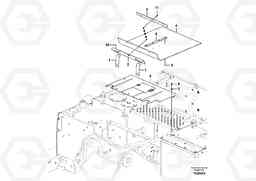 23494 Cover, swing room FC2924C, Volvo Construction Equipment