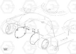 39733 Protective plate for travel motor FC3329C, Volvo Construction Equipment