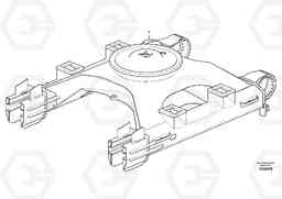 66070 Undercarriage frame FC3329C, Volvo Construction Equipment