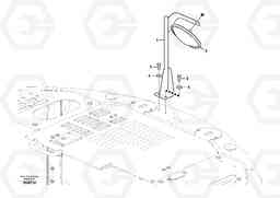 53956 Rear view mirror ECR145C, Volvo Construction Equipment