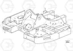 23472 Upper frame ECR235C, Volvo Construction Equipment