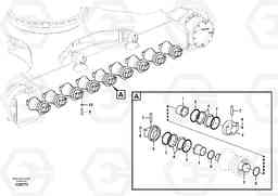 22461 Bottom roller ECR235C, Volvo Construction Equipment