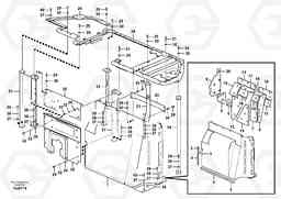 36567 Cowl frame ECR235C, Volvo Construction Equipment