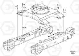 54784 Undercarriage Frame, Retractable EC700BHR HIGH REACH DEMOLITION, Volvo Construction Equipment