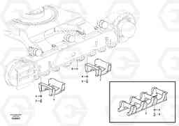 11744 Undercarriage, track guards EC700C, Volvo Construction Equipment