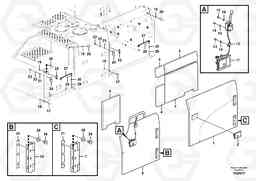 44733 Door, side EC700C, Volvo Construction Equipment