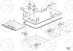 90243 Cabin floor EC140C, Volvo Construction Equipment