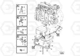 55014 Heating line EC140C, Volvo Construction Equipment