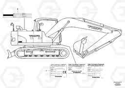 52432 Product identification plate EC140C, Volvo Construction Equipment