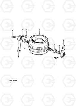 13000 Baffle housing 861 861, Volvo Construction Equipment