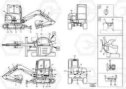 75812 Decals ECR58, Volvo Construction Equipment