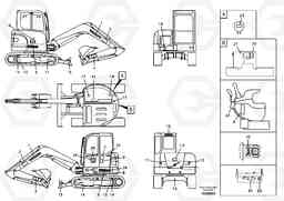 35994 Decals ECR88 S/N 10001-14010, Volvo Construction Equipment