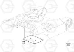 64840 Protecting plate EC55C S/N 110001- / 120001-, Volvo Construction Equipment