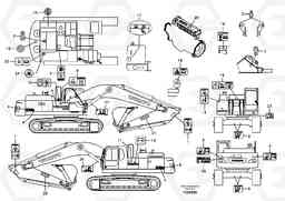 78513 Decal, outer location EC700B, Volvo Construction Equipment