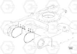 45323 Protective plate for travel motor EC60C, Volvo Construction Equipment