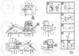 76746 Decals EC55C S/N 110001- / 120001-, Volvo Construction Equipment