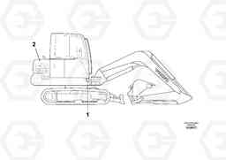 48985 Product identification plate EC55C S/N 110001- / 120001-, Volvo Construction Equipment